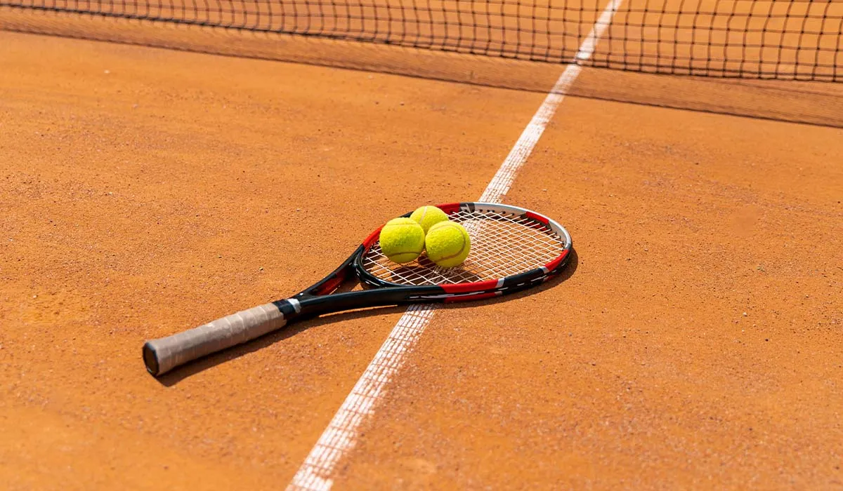 Court de Tennis en Terre Battue